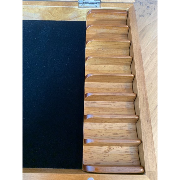Wusthof Steak Knives Wooden Presentation Storage Box Chest Felt Lined BOX ONLY - Picture 10 of 11